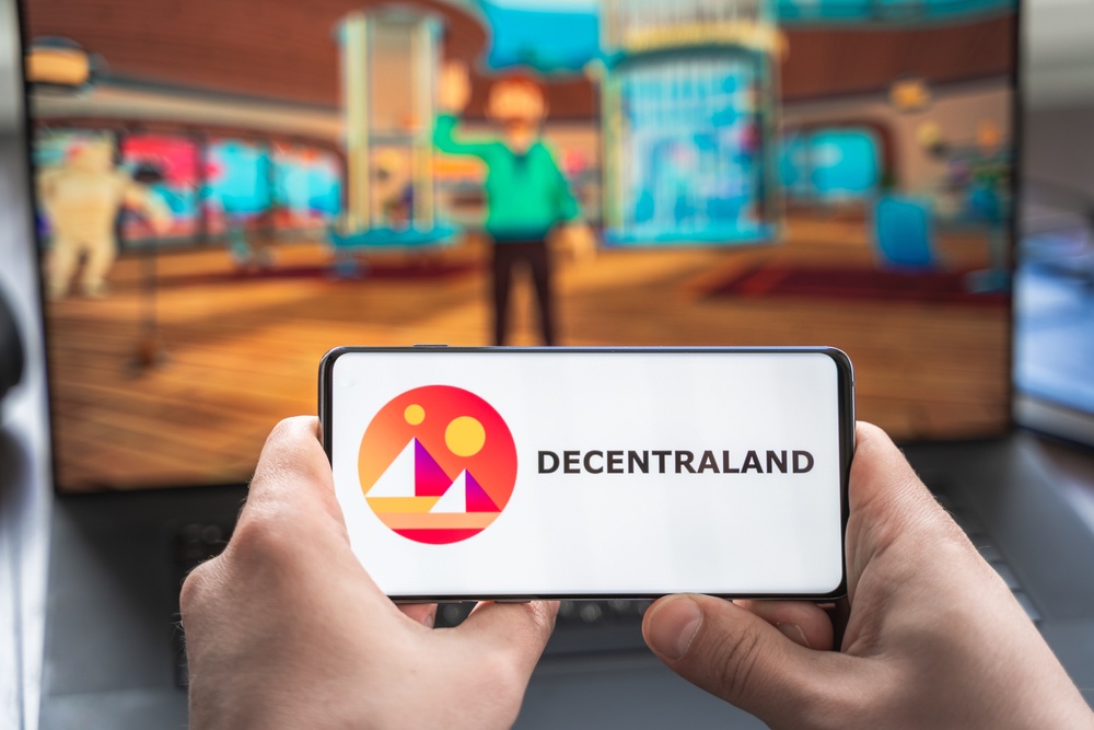 Decentraland,  a virtual reality platform where you can buy parcels of LAND