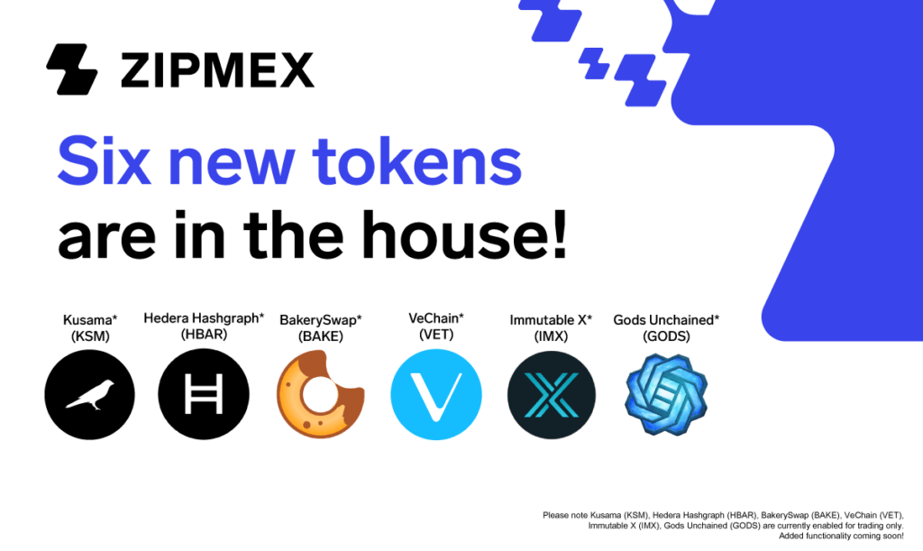 6 new tokens