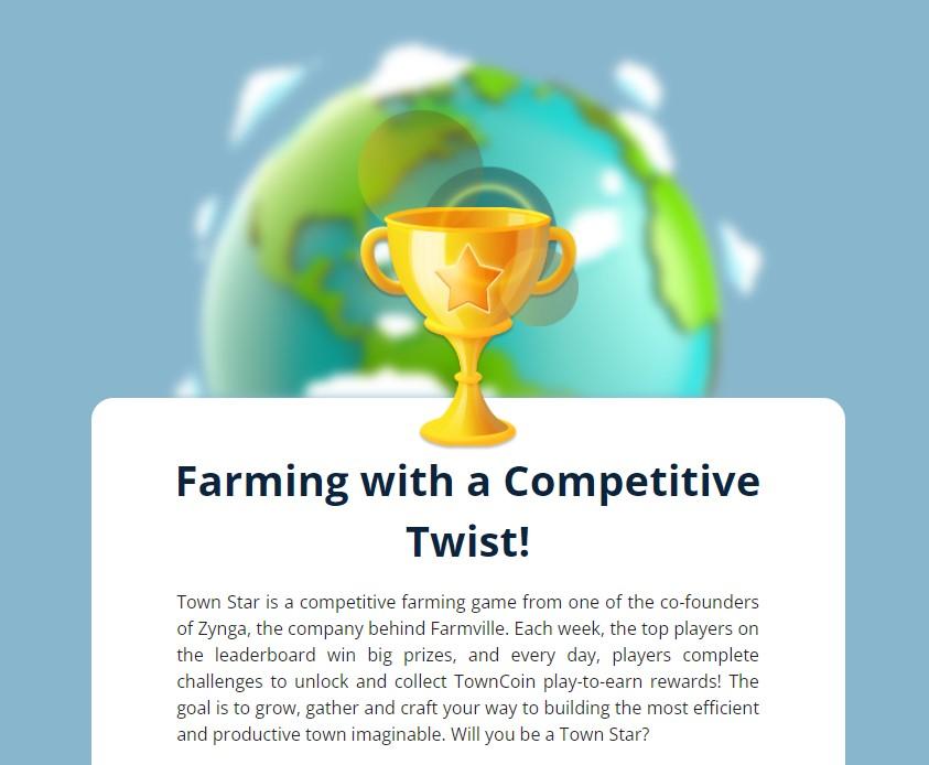 The Play-To-Earn Blockchain Farming Game - Townstar